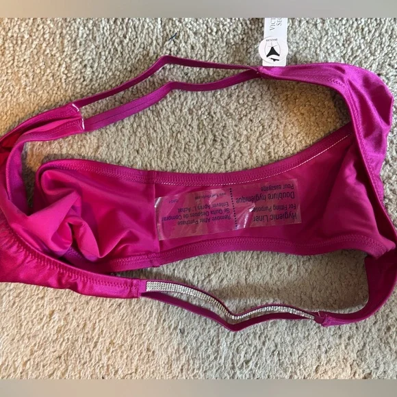 Double Shine Strap Brazilian Bikini Bottom - Picture 6 of 6